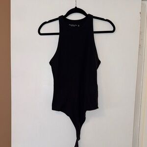 Abercrombie & Fitch Black High-Neck Bodysuit